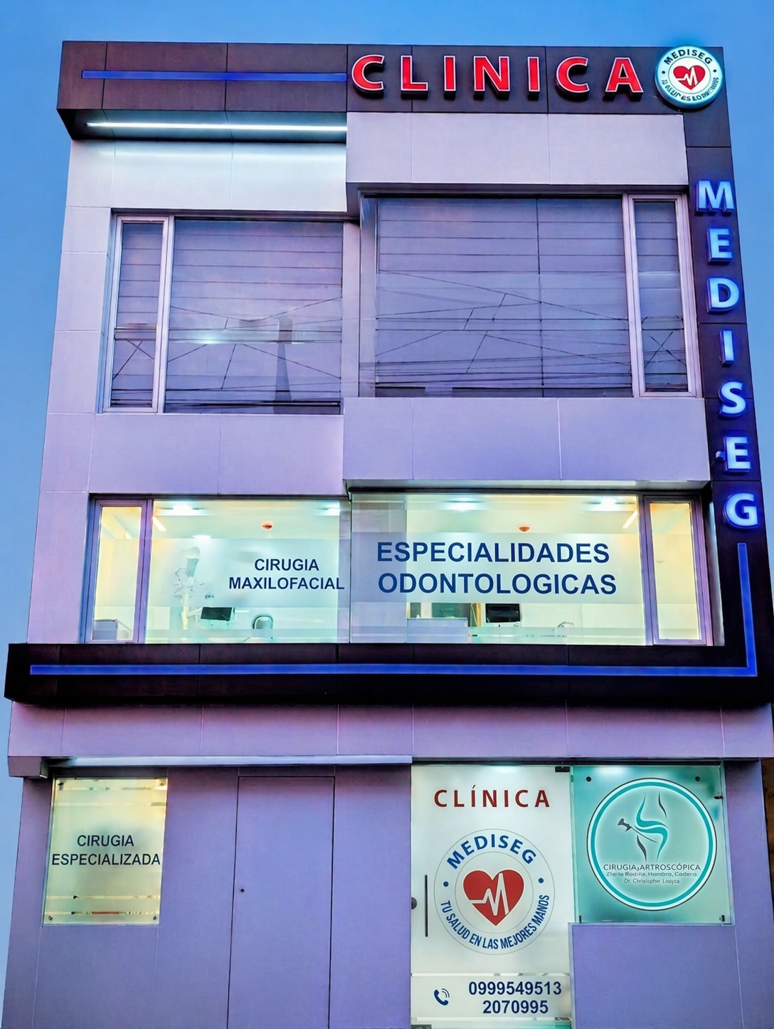 Recepción de Clínica MEDISEG